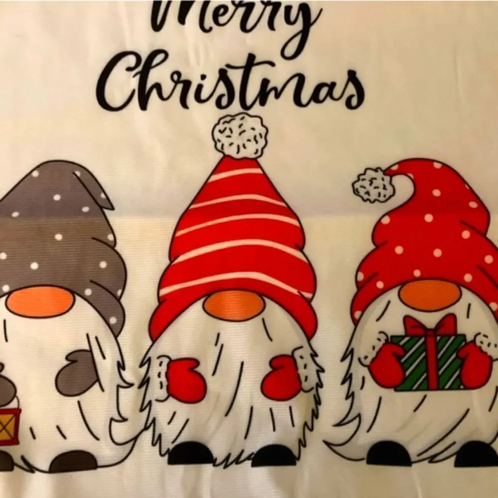 Merry Christmas Gnome Pillow Cover